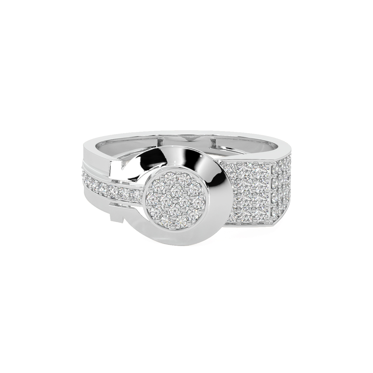 Max Round Diamond Ring For Men